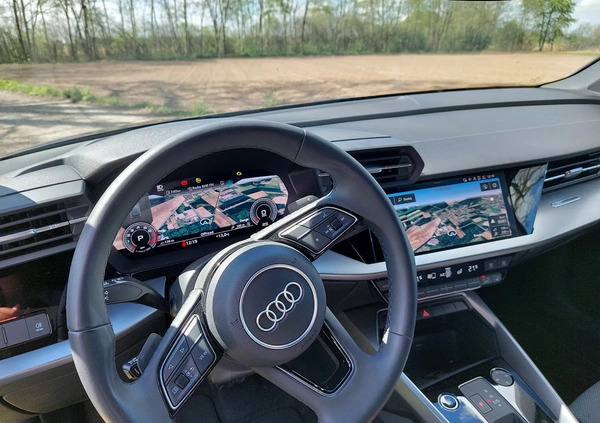 Audi A3 cena 129900 przebieg: 7627, rok produkcji 2023 z Augustów małe 29